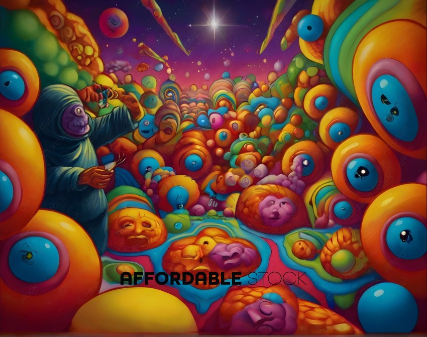 Psychedelic Fantasy Painting