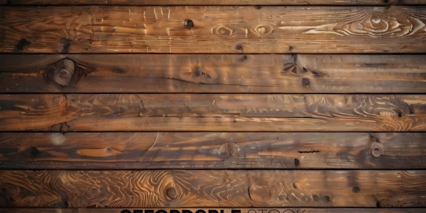 Wooden Planks with Carved Designs