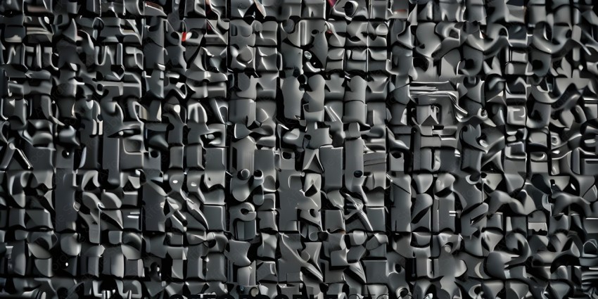 A gray and black patterned surface