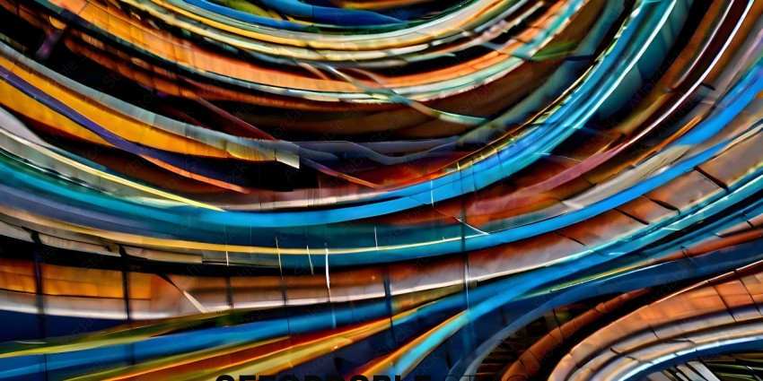 Colorful Wires and Cables