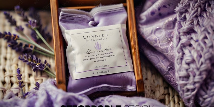 A package of Loyyner lavender bath salts