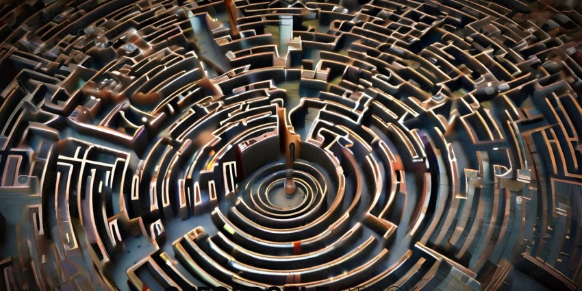 A maze of interconnected pathways