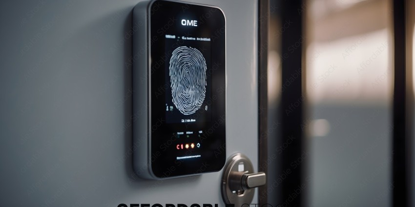 Ome Door Lock with Fingerprint Reader
