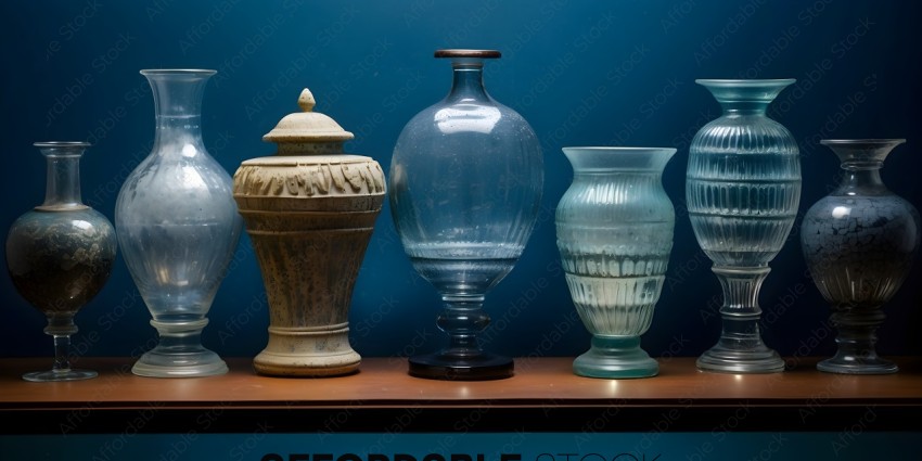 Vases of different shapes and sizes