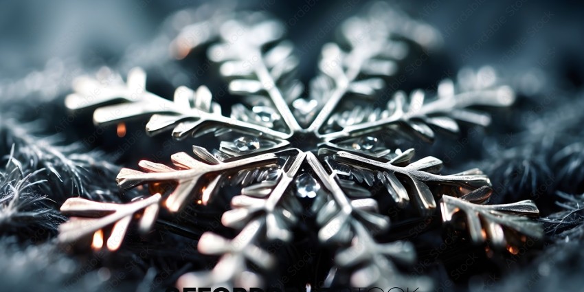 Snowflake with many facets