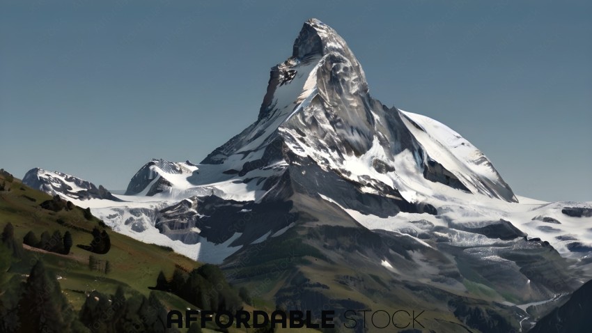Matterhorn Mountain in Summer