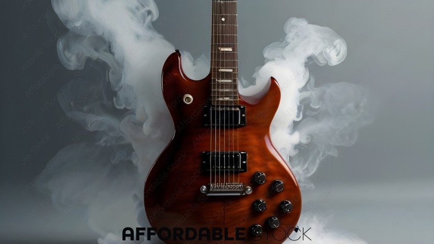 Electric Guitar with Smoke Effects