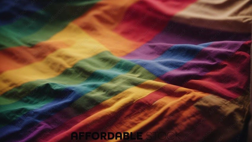 Rainbow Pride Flag Texture