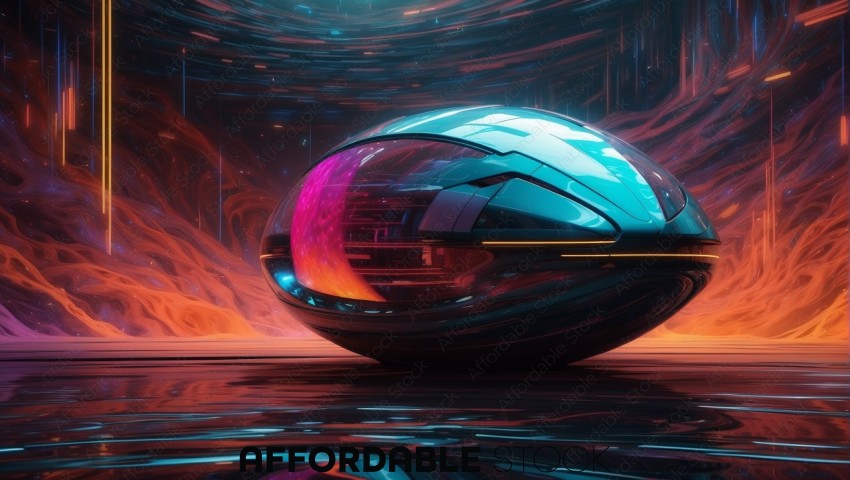 Futuristic Spherical Vehicle Concept