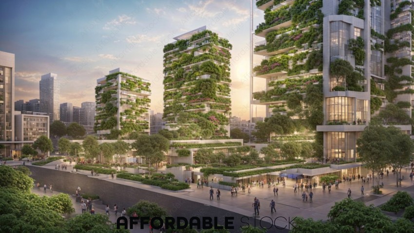 Eco-Friendly Urban Architecture Concept