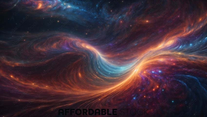 Vivid Cosmic Nebula