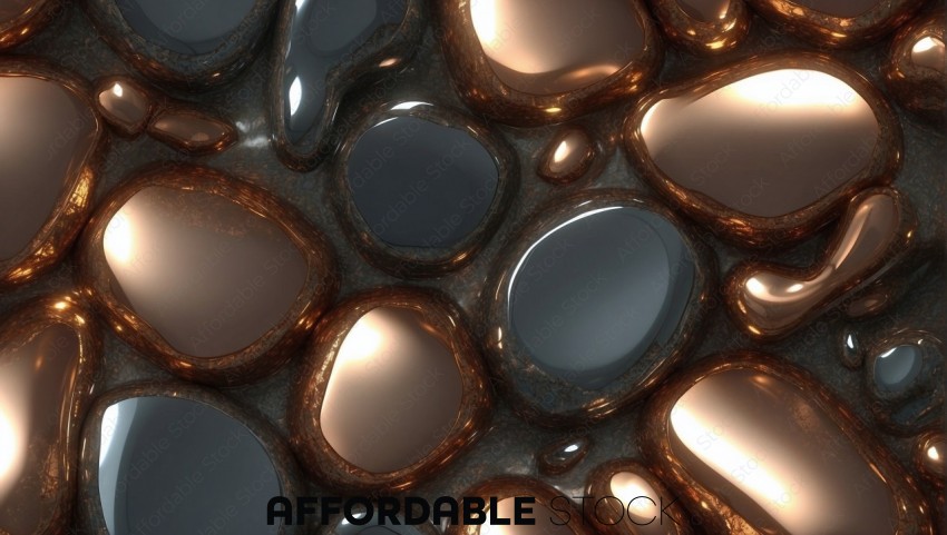 Abstract Bronze 3D Texture