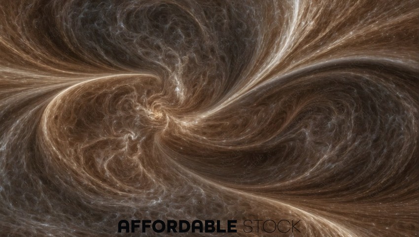 Abstract Brown Swirling Fibers Texture