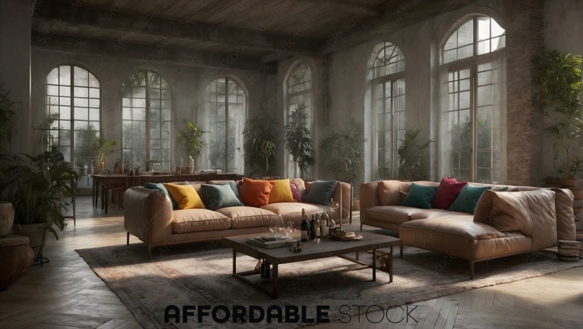 Elegant Vintage Living Room