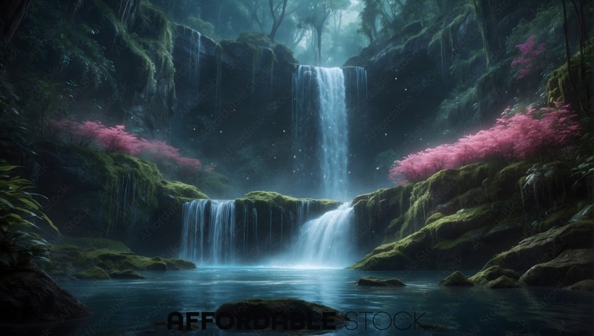 Enchanted Forest Waterfall
