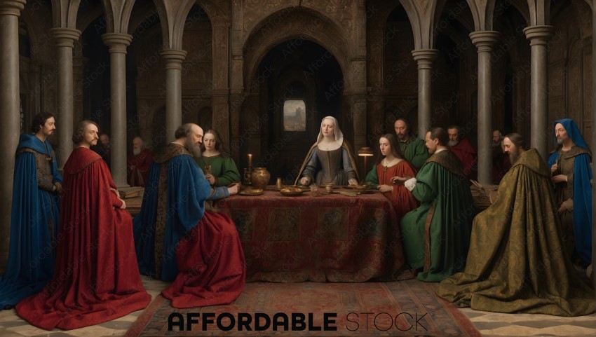 Renaissance Style Last Supper Interpretation