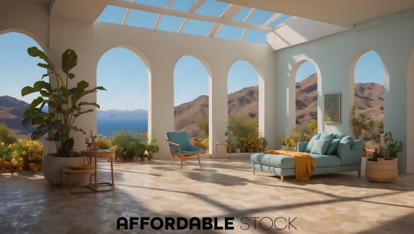 Modern Villa Interior Design with Ocean View