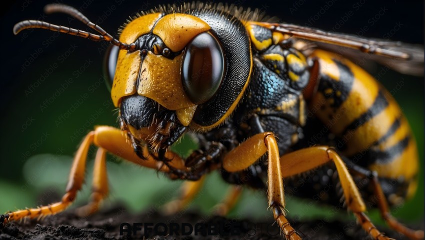 Close-Up of a Wasp