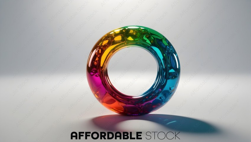 Colorful Transparent 3D Torus
