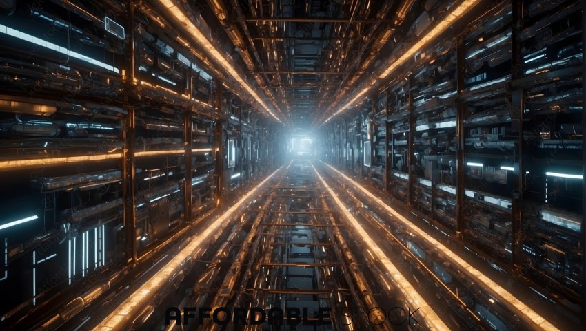 Futuristic Sci-fi Corridor