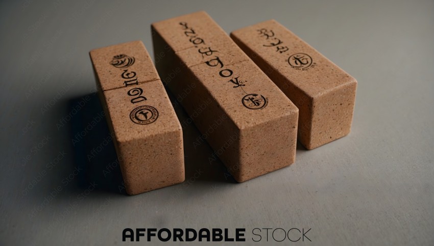 Sustainable Cork Blocks with Brand Logo