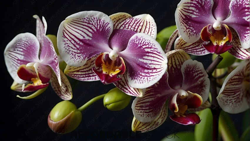 Vibrant Orchid Flowers