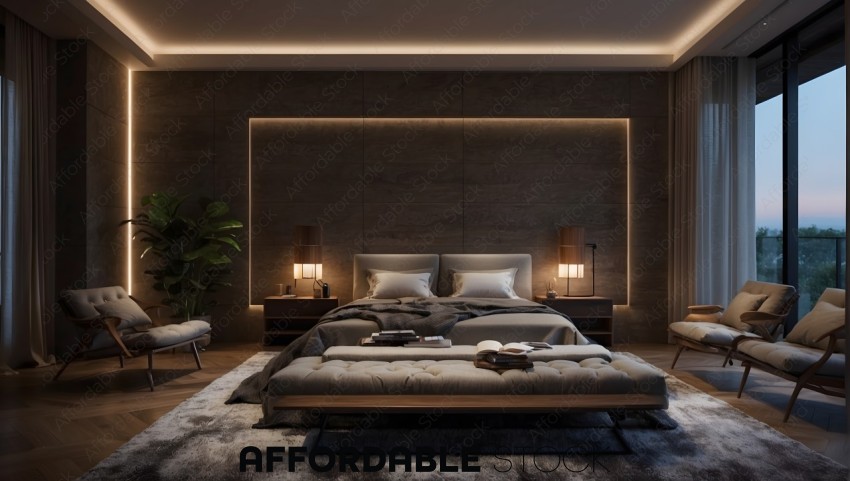 Luxurious Modern Bedroom Interior