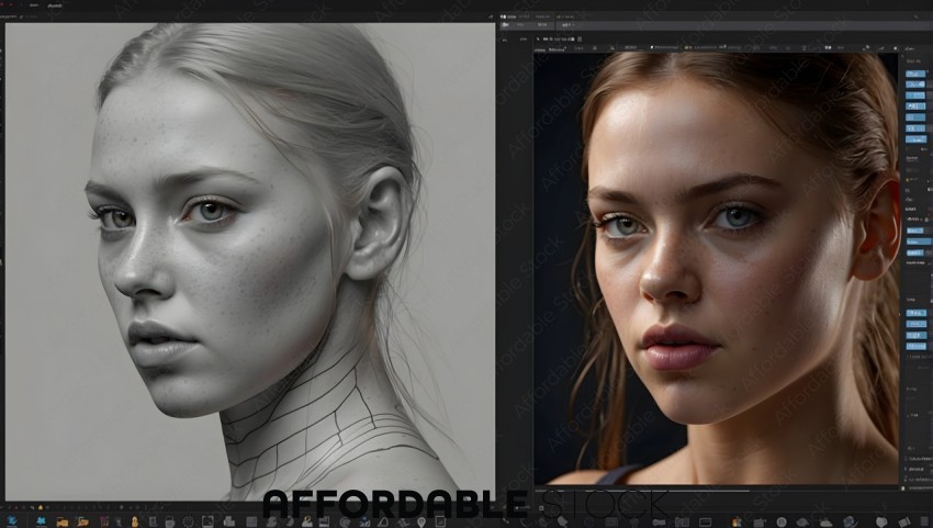 3D Model Progression from Sketch to Realism