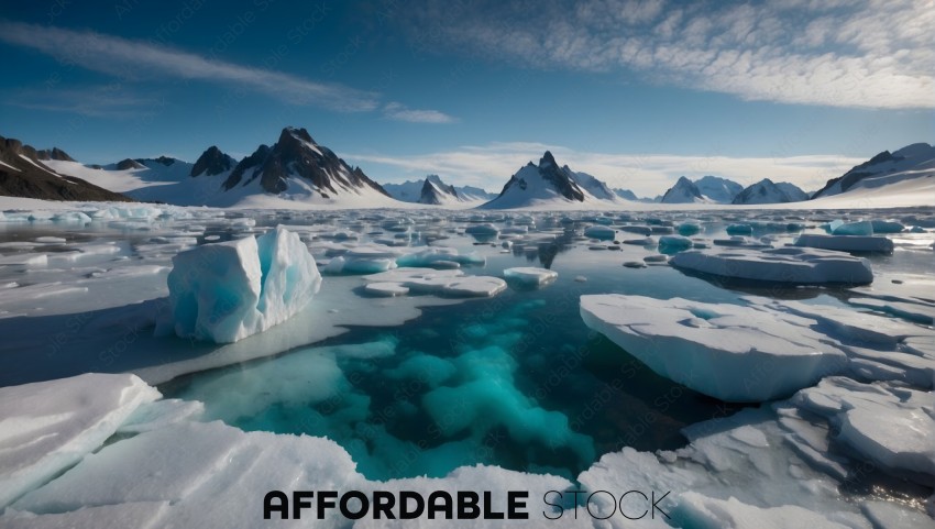 Arctic Iceberg Landscape