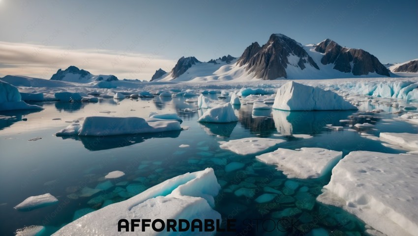 Arctic Iceberg Reflections