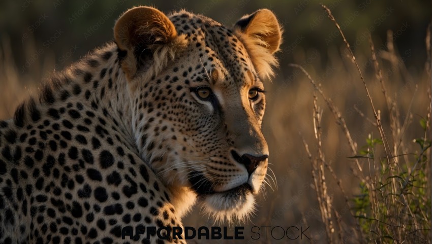 Cheetah in Golden Hour Light