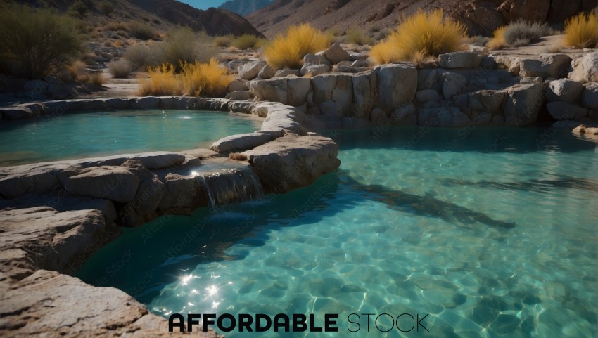 Desert Oasis with Natural Pool