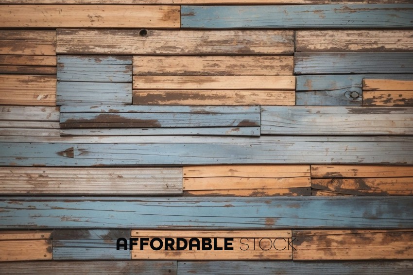 Weathered Wooden Planks Background