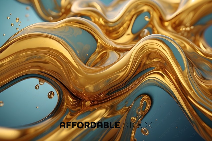 A close up of a golden liquid with bubbles