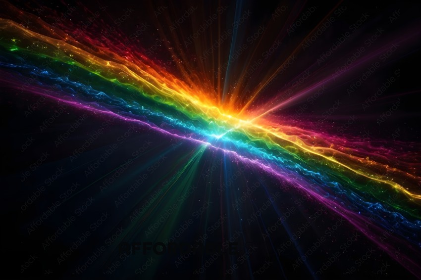 Rainbow Light Beam