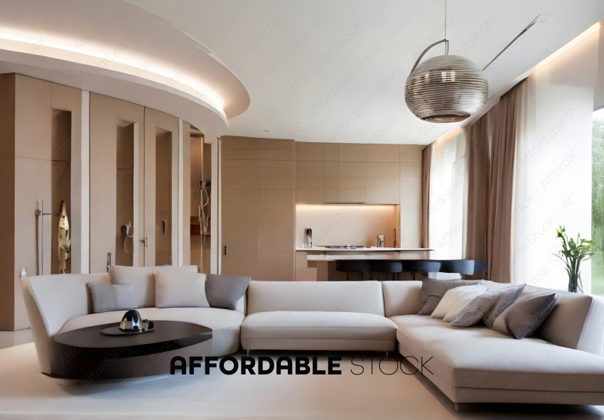 Elegant Modern Living Room Interior