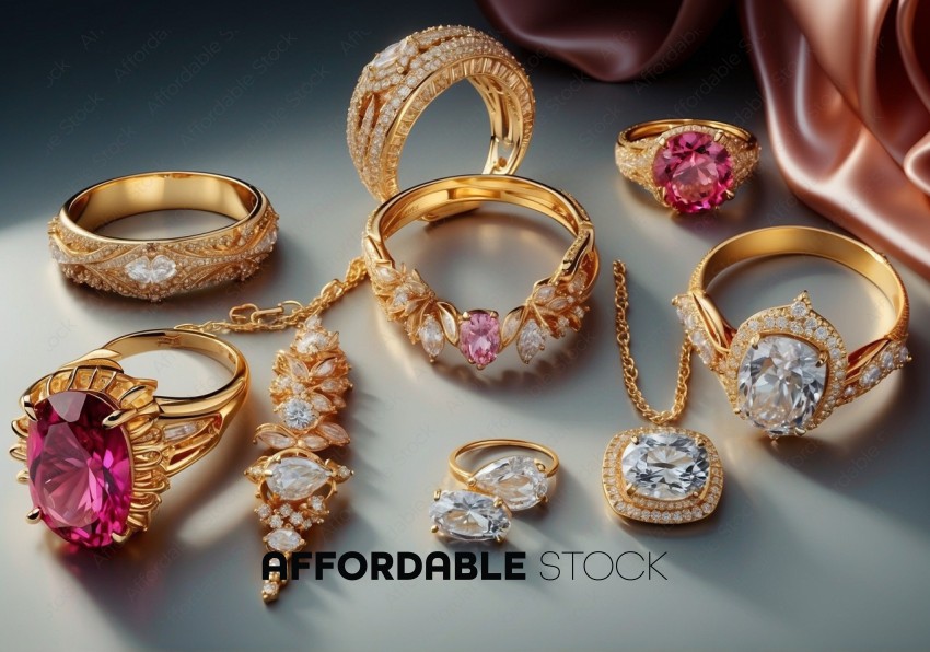 Elegant Gold Jewelry Collection