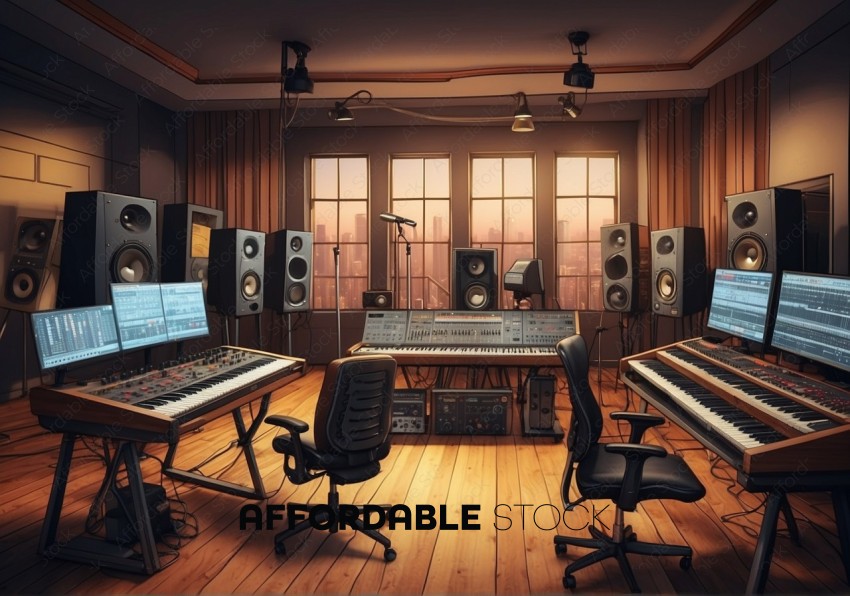 Modern Home Recording Studio
