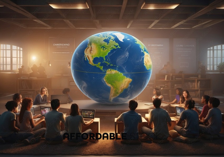 Global Education Concept in Classroom