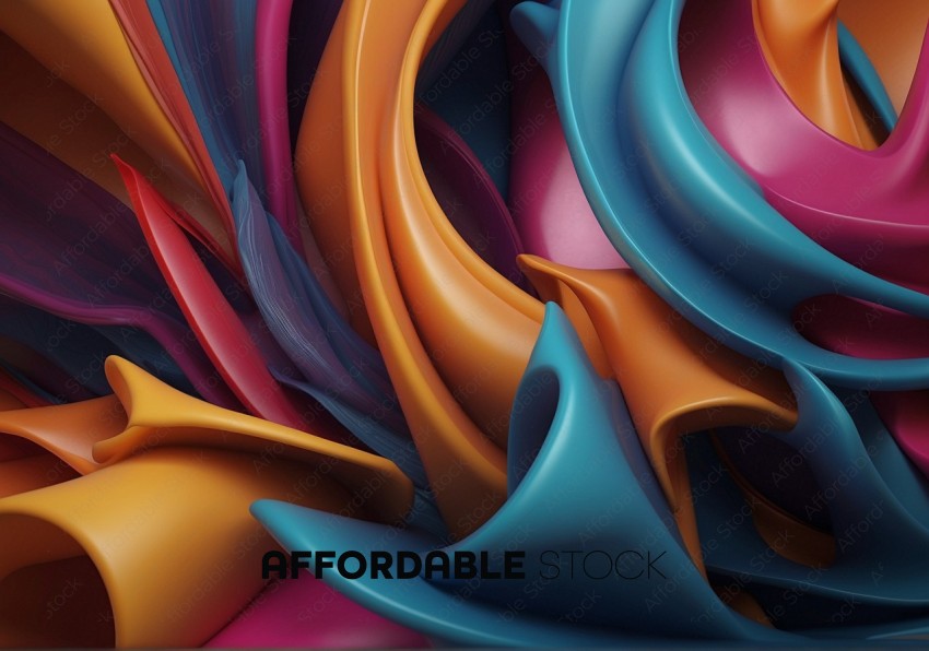 Vibrant Abstract Color Waves