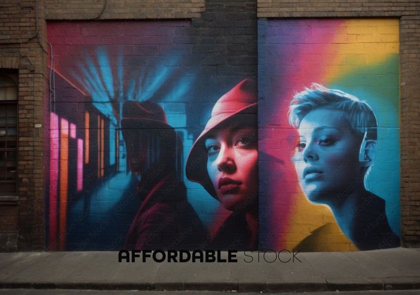 Vibrant Street Art Portraits