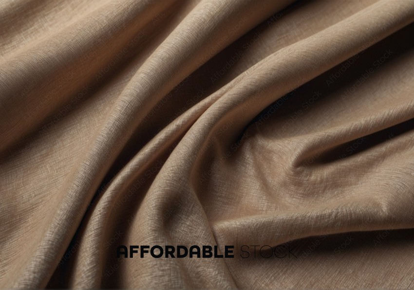 Close-up Texture of Brown Fabric