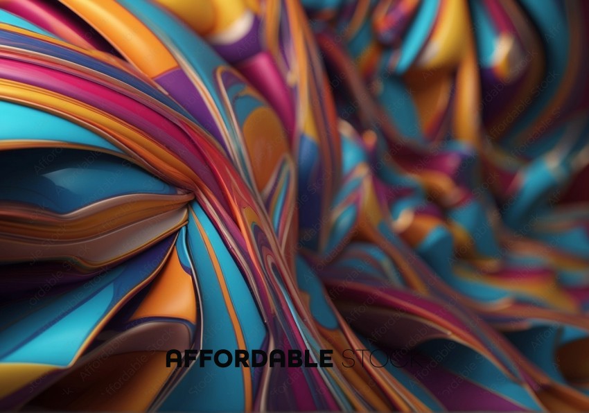 Colorful Abstract 3D Art