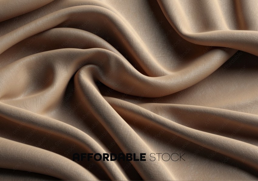 Elegant Brown Satin Fabric Texture