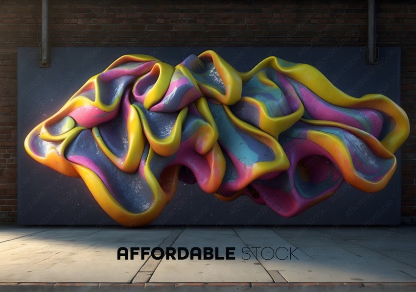 Colorful Abstract Wall Mural Art