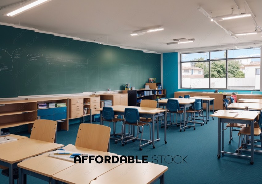 Modern Classroom Interior
