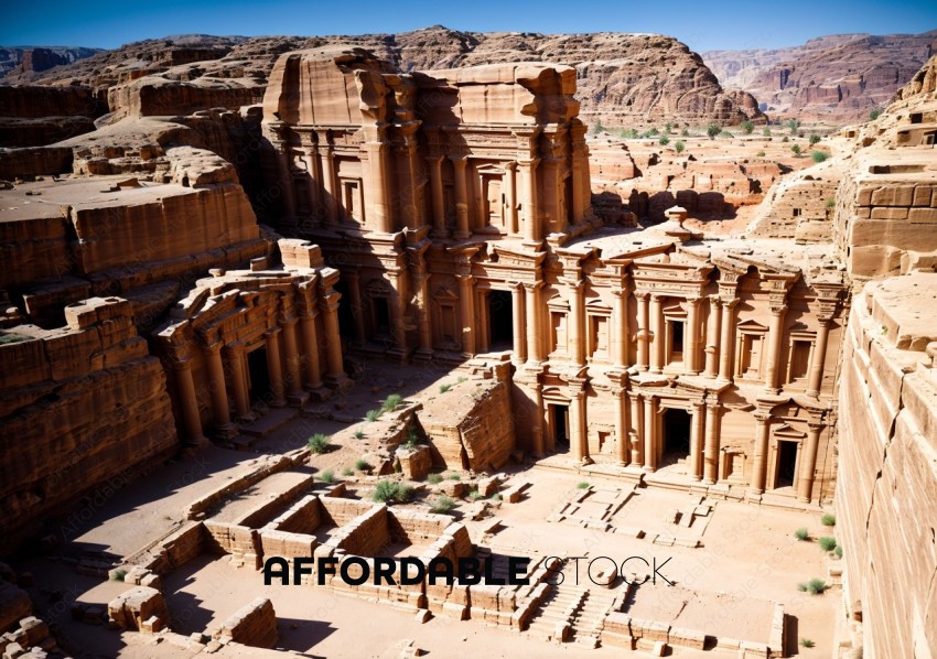 Ancient Monastery of Petra, Jordan