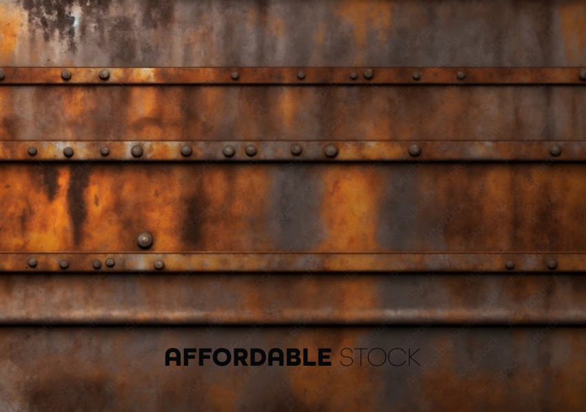 Rustic Metal Texture with Rivets