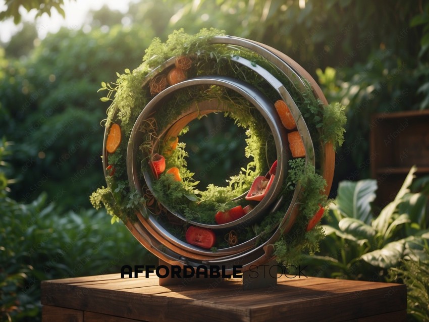 Sustainable Circular Vegetable Garden