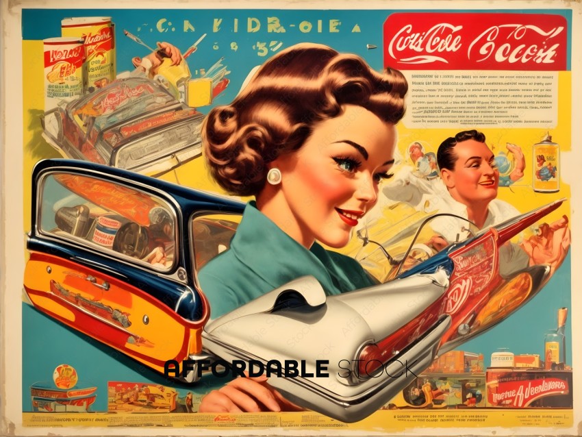Vintage Coca-Cola Advertising Poster